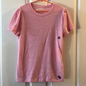 Girls pink Abercrombie shirt